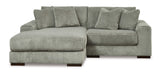 Lindyn Fog 2pc LAF Chaise Sectional (Online Special Price) - Ornate Home
