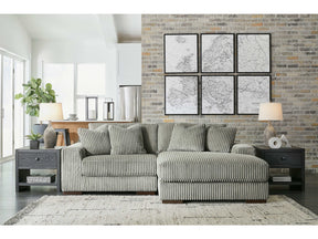 Lindyn Fog 2pc RAF Chaise Sectional (Online Special Price) - Ornate Home