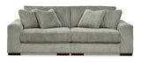 Lindyn Fog 2pc Sectional Loveseat - Ornate Home