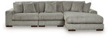 Lindyn Fog 3-Piece Sectional and Chair (Online Special Price) - Ornate Home