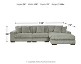 Lindyn Fog 3-Piece Sectional and Chair (Online Special Price) - Ornate Home