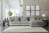 Lindyn Fog 3-Piece Sectional and Chair (Online Special Price) - Ornate Home