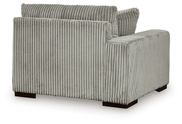 Lindyn Fog 3-Piece Sectional and Chair - Ornate Home