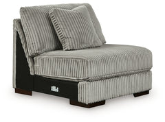 Lindyn Fog 3-Piece Sectional and Chair - Ornate Home