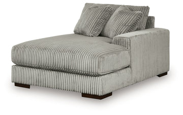 Lindyn Fog 3-Piece Sectional and Chair - Ornate Home