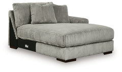 Lindyn Fog 3-Piece Sectional and Chair - Ornate Home
