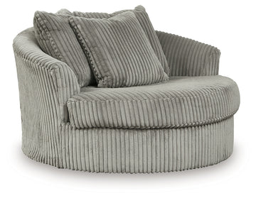 Lindyn Fog 3-Piece Sectional and Chair - Ornate Home