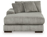 Lindyn Fog 3-Piece Sectional with Double Chaise (Online Special Price) - Ornate Home