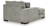 Lindyn Fog 3-Piece Sectional with Double Chaise (Online Special Price) - Ornate Home