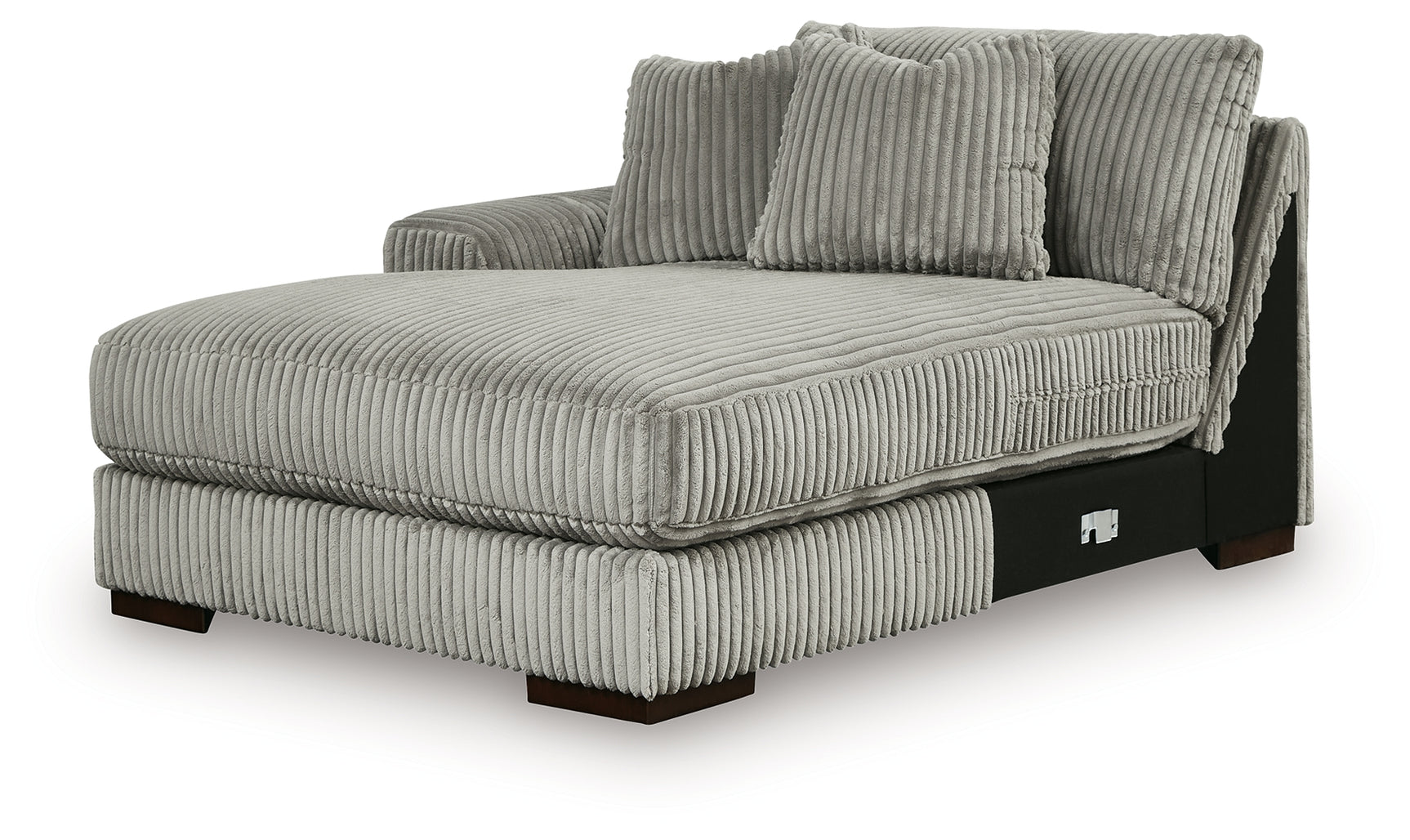Lindyn Fog 3-Piece Sectional with Double Chaise (Online Special Price) - Ornate Home
