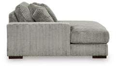 Lindyn Fog 3-Piece Sectional with Double Chaise - Ornate Home