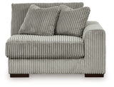 Lindyn Fog 3-Piece Sectional with Ottoman (Online Special Price) - Ornate Home