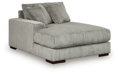 Lindyn Fog 3-Piece Sectional with Ottoman - Ornate Home