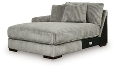Lindyn Fog 3-Piece Sectional with Ottoman - Ornate Home