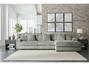 Lindyn Fog 3pc RAF Chaise Sectional (Online Special Price) - Ornate Home