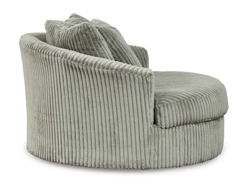 Lindyn Fog 3pc RAF Chaise Sectional - Ornate Home