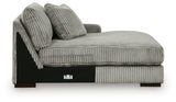 Lindyn Fog 4-Piece Sectional, Chair and Ottoman - Ornate Home