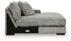 Lindyn Fog 4-Piece Sectional, Chair and Ottoman - Ornate Home