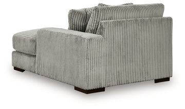 Lindyn Fog 4-Piece Sectional, Chair and Ottoman - Ornate Home