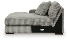 Lindyn Fog 4-Piece Sectional, Chair and Ottoman - Ornate Home