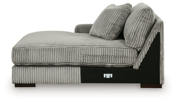 Lindyn Fog 4-Piece Sectional, Chair and Ottoman - Ornate Home