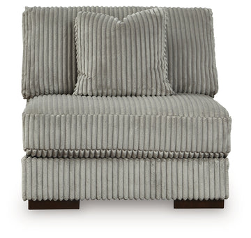 Lindyn Fog 4-Piece Sectional, Chair and Ottoman - Ornate Home