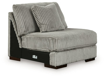 Lindyn Fog 4-Piece Sectional, Chair and Ottoman - Ornate Home