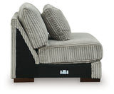Lindyn Fog 4-Piece Sectional, Chair and Ottoman - Ornate Home