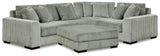 Lindyn Fog 4-Piece Sectional and Ottoman (Online Special Price) - Ornate Home