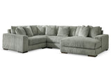 Lindyn Fog 4-Piece Sectional with Chaise (Online Special Price) - Ornate Home