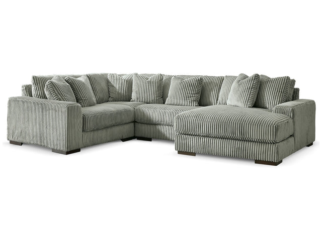 Lindyn Fog 4-Piece Sectional with Chaise (Online Special Price) - Ornate Home