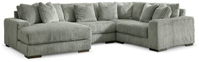 Lindyn Fog 4-Piece Sectional with Chaise (Online Special Price) - Ornate Home
