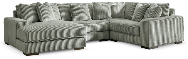 Lindyn Fog 4-Piece Sectional with Chaise (Online Special Price) - Ornate Home