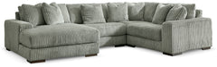 Lindyn Fog 4-Piece Sectional with Chaise - Ornate Home