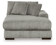 Lindyn Fog 4-Piece Sectional with Double Chaise - Ornate Home