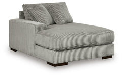 Lindyn Fog 4-Piece Sectional with Double Chaise - Ornate Home