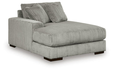 Lindyn Fog 4-Piece Sectional with Double Chaise - Ornate Home