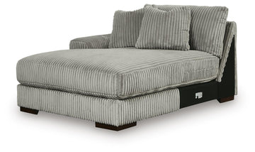 Lindyn Fog 4-Piece Sectional with Double Chaise - Ornate Home