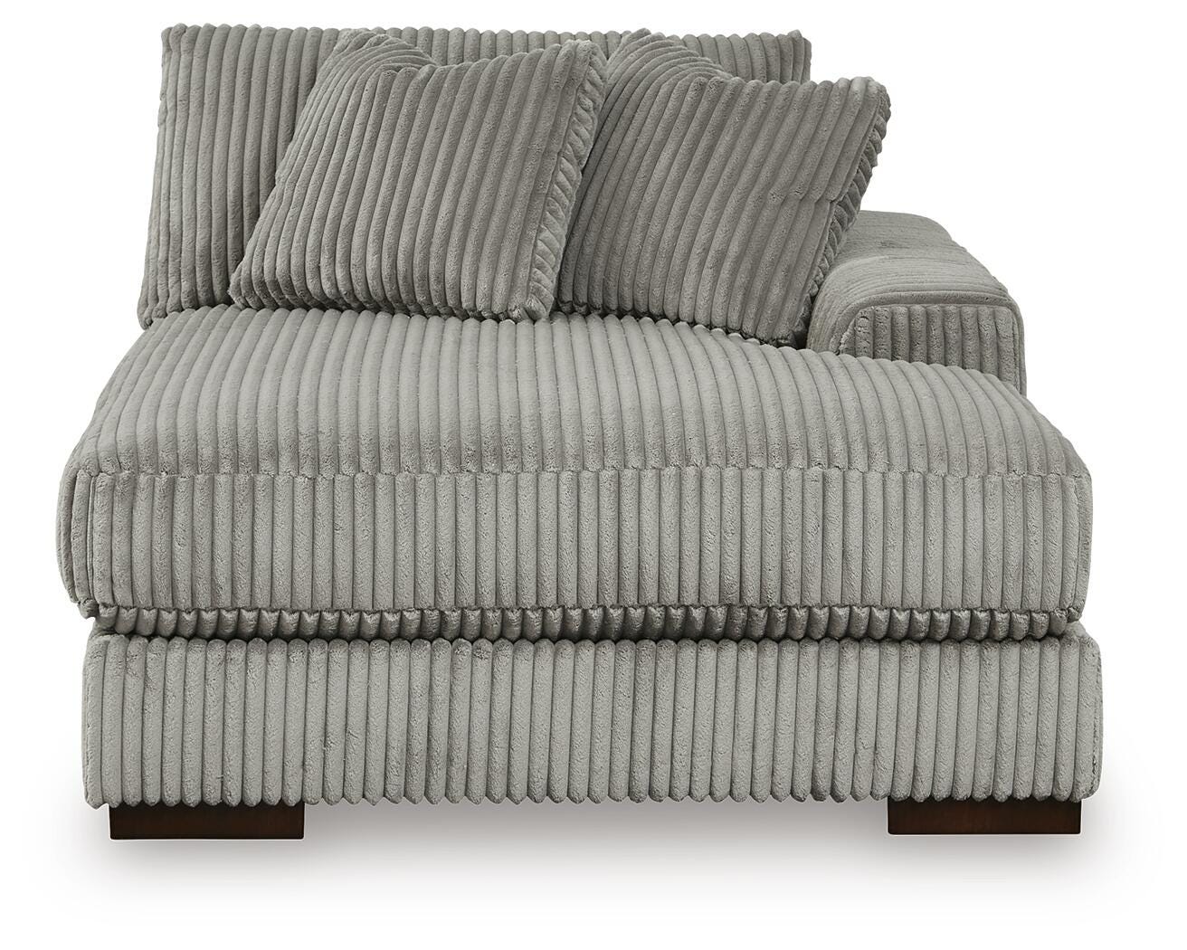 Lindyn Fog 4-Piece Sectional with Double Chaise - Ornate Home