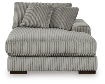 Lindyn Fog 4-Piece Sectional with Double Chaise - Ornate Home