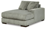Lindyn Fog 4-Piece Sectional with Double Chaise - Ornate Home