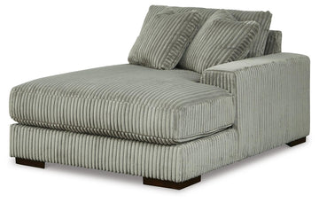 Lindyn Fog 4-Piece Sectional with Double Chaise - Ornate Home