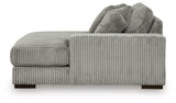 Lindyn Fog 4-Piece Sectional with Double Chaise - Ornate Home