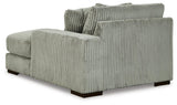 Lindyn Fog 4-Piece Sectional with Double Chaise - Ornate Home