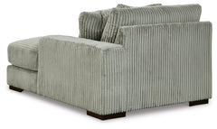 Lindyn Fog 4-Piece Sectional with Double Chaise - Ornate Home