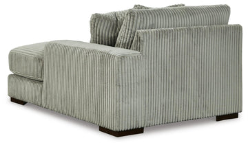 Lindyn Fog 4-Piece Sectional with Double Chaise - Ornate Home