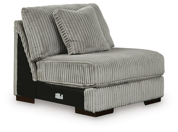 Lindyn Fog 4-Piece Sectional with Double Chaise - Ornate Home