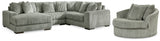 Lindyn Fog 4-Piece Sectionals with Chair (Online Special Price) - Ornate Home