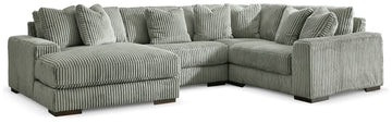 Lindyn Fog 4-Piece Sectionals with Chair - Ornate Home