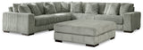 Lindyn Fog 5-Piece Sectional w/ Ottoman (Online Special Price) - Ornate Home